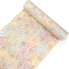 画像をギャラリービューアに読み込む, 着物 洗える着物 フルオーダー 仕立て付 小紋 クリーム オリエンタル 花 東レシルック 反物 和装 和服 袷 単衣 春 秋 冬 レディース 女性 きもの 羽織 コート カジュアル 上品 TORAY silook