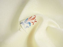 画像をギャラリービューアに読み込む, 着物 洗える着物 フルオーダー 仕立て付 小紋 クリーム 花 飛び柄 東レシルック 反物 和装 和服 袷 単衣 春 秋 冬 レディース 女性 きもの 羽織 コート カジュアル 上品 TORAY silook