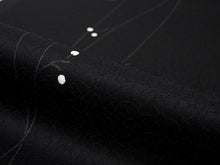 画像をギャラリービューアに読み込む, 着物 洗える着物 フルオーダー 仕立て付 小紋 黒 リーフ 東レシルック 反物 和装 和服 袷 単衣 春 秋 冬 レディース 女性 きもの 羽織 コート カジュアル 上品 TORAY silook