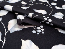 画像をギャラリービューアに読み込む, 着物 洗える着物 フルオーダー 仕立て付 小紋 黒 木の実 東レシルック 反物 和装 和服 袷 単衣 春 秋 冬 レディース 女性 きもの 羽織 コート カジュアル 上品 TORAY silook