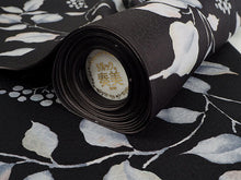 画像をギャラリービューアに読み込む, 着物 洗える着物 フルオーダー 仕立て付 小紋 黒 木の実 東レシルック 反物 和装 和服 袷 単衣 春 秋 冬 レディース 女性 きもの 羽織 コート カジュアル 上品 TORAY silook