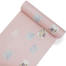画像をギャラリービューアに読み込む, 着物 洗える着物 フルオーダー 仕立て付 小紋 ピンク 色紙 花 鹿の子柄 東レシルック 反物 和装 和服 袷 単衣 春 秋 冬 レディース 女性 きもの 羽織 コート カジュアル 上品 TORAY silook
