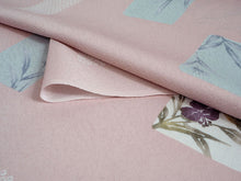 画像をギャラリービューアに読み込む, 着物 洗える着物 フルオーダー 仕立て付 小紋 ピンク 色紙 花 鹿の子柄 東レシルック 反物 和装 和服 袷 単衣 春 秋 冬 レディース 女性 きもの 羽織 コート カジュアル 上品 TORAY silook