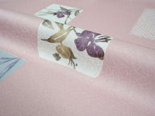 画像をギャラリービューアに読み込む, 着物 洗える着物 フルオーダー 仕立て付 小紋 ピンク 色紙 花 鹿の子柄 東レシルック 反物 和装 和服 袷 単衣 春 秋 冬 レディース 女性 きもの 羽織 コート カジュアル 上品 TORAY silook