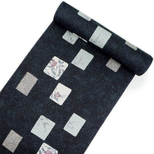 画像をギャラリービューアに読み込む, 着物 洗える着物 フルオーダー 仕立て付 小紋 黒緑 色紙 花 鹿の子柄 東レシルック 反物 和装 和服 袷 単衣 春 秋 冬 レディース 女性 きもの 羽織 コート カジュアル 上品 TORAY silook