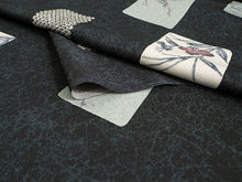 画像をギャラリービューアに読み込む, 着物 洗える着物 フルオーダー 仕立て付 小紋 黒緑 色紙 花 鹿の子柄 東レシルック 反物 和装 和服 袷 単衣 春 秋 冬 レディース 女性 きもの 羽織 コート カジュアル 上品 TORAY silook