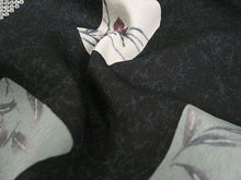 画像をギャラリービューアに読み込む, 着物 洗える着物 フルオーダー 仕立て付 小紋 黒緑 色紙 花 鹿の子柄 東レシルック 反物 和装 和服 袷 単衣 春 秋 冬 レディース 女性 きもの 羽織 コート カジュアル 上品 TORAY silook
