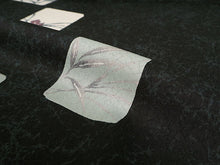 画像をギャラリービューアに読み込む, 着物 洗える着物 フルオーダー 仕立て付 小紋 黒緑 色紙 花 鹿の子柄 東レシルック 反物 和装 和服 袷 単衣 春 秋 冬 レディース 女性 きもの 羽織 コート カジュアル 上品 TORAY silook