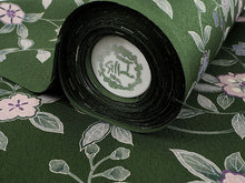 画像をギャラリービューアに読み込む, 着物 洗える着物 フルオーダー 仕立て付 小紋 グリーン 更紗 花 東レシルック 反物 和装 和服 袷 単衣 春 秋 冬 レディース 女性 きもの 羽織 コート カジュアル 上品 TORAY silook