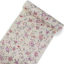 画像をギャラリービューアに読み込む, 着物 洗える着物 フルオーダー 仕立て付 小紋 薄クリームベージュ 更紗 花 東レシルック 反物 和装 和服 袷 単衣 春 秋 冬 レディース 女性 きもの 羽織 コート カジュアル 上品 TORAY silook