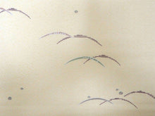 画像をギャラリービューアに読み込む, 着物 洗える着物 フルオーダー 仕立て付 小紋 クリームベージュ 露芝 東レシルック 反物 和装 和服 袷 単衣 春 秋 冬 レディース 女性 きもの 羽織 コート カジュアル 上品 TORAY silook