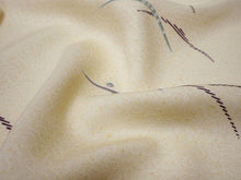 画像をギャラリービューアに読み込む, 着物 洗える着物 フルオーダー 仕立て付 小紋 クリームベージュ 露芝 東レシルック 反物 和装 和服 袷 単衣 春 秋 冬 レディース 女性 きもの 羽織 コート カジュアル 上品 TORAY silook