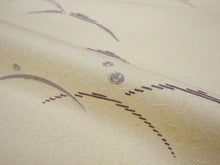 画像をギャラリービューアに読み込む, 着物 洗える着物 フルオーダー 仕立て付 小紋 クリームベージュ 露芝 東レシルック 反物 和装 和服 袷 単衣 春 秋 冬 レディース 女性 きもの 羽織 コート カジュアル 上品 TORAY silook