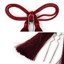 画像をギャラリービューアに読み込む, 成人式 髪飾り ゴールド シルバー グレー エンジ 水引 房 紐 金箔 ヘアアクセサリー 飾り紐セット 3点セット 卒業式 謝恩会 前撮り 袴 はかま 振袖 結婚式 和装 和服 着物 Ayanasu あす楽