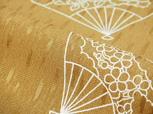 画像をギャラリービューアに読み込む, 帯揚げ 帯締め セット 正絹 カジュアル向き 丸組 からし色 扇 帯揚げ 黄土色×紫 帯〆 和装 小物 レディース 女性 婦人 おびあげ おびじめ