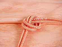 画像をギャラリービューアに読み込む, 帯揚げ 帯締め セット 正絹 カジュアル向き 丸組 サーモンピンク かすれ縞 帯揚げ サーモンピンク×ピンク 帯〆 和装 小物 レディース 女性 婦人 おびあげ おびじめ