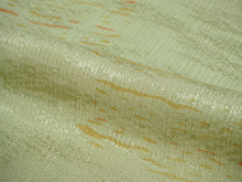 画像をギャラリービューアに読み込む, 帯揚げ 帯締め セット 正絹 カジュアル向き 丸組 モスグリーン かすれ縞 帯揚げ 薄茶×緑 帯〆 和装 小物 レディース 女性 婦人 おびあげ おびじめ