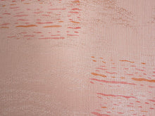 画像をギャラリービューアに読み込む, 帯揚げ 帯締め セット 正絹 カジュアル向き 丸組 薄サーモンピンク かすれ縞 帯揚げ オークル×イエロー 帯〆 和装 小物 レディース 女性 婦人 おびあげ おびじめ