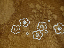 画像をギャラリービューアに読み込む, 帯揚げ 帯締め セット 正絹 カジュアル向き 丸組 渋金茶 梅 帯揚げ からし色×紫 帯〆 和装 小物 レディース 女性 婦人 おびあげ おびじめ