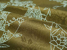 画像をギャラリービューアに読み込む, 帯揚げ 帯締め セット 正絹 カジュアル向き 丸組 抹茶色 市松 花 帯揚げ 抹茶×からし色 帯〆 和装 小物 レディース 女性 婦人 おびあげ おびじめ