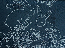 画像をギャラリービューアに読み込む, 帯揚げ 帯締め セット 正絹 カジュアル向き 丸組 薄紺 花 うさぎ 帯揚げ 青緑×イエロー 帯〆 和装 小物 レディース 女性 婦人 おびあげ おびじめ