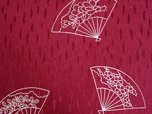 画像をギャラリービューアに読み込む, 帯揚げ 帯締め セット 正絹 カジュアル向き 丸組 渋ワイン色 扇 帯揚げ 渋藤色×赤茶 帯〆 和装 小物 レディース 女性 婦人 おびあげ おびじめ