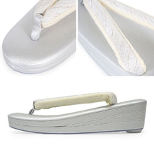 画像をギャラリービューアに読み込む, 草履バッグセット 佐賀錦 礼装 三枚芯 薄ピンク シルバー 銀 唐草 木目 留袖用 訪問着用 付け下げ 色無地 フォーマル 草履 成人式 結婚式 結納 S M L LL 和装バッグ 着物バッグ レディース 21cm 21.5cm 22cm 22.5cm 23cm 23.5cm 24cm 24.5cm 25cm 25.5cm