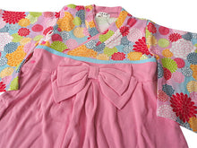 画像をギャラリービューアに読み込む, 袴 ロンパース 女の子 ベビー 70 80 90 2カラー ピンク レッド 菊柄 和柄 はかまロンパース お食い初め 100日祝い ひな祭り 初節句 お宮参り 赤ちゃん 袴 新生児 子供服 カバーオール 出産祝い ベビー袴 おしゃれ