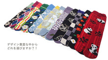 画像をギャラリービューアに読み込む, 足袋ソックス レディース 靴下 二本指 足袋型 シューズ 春 夏 秋 冬 オールシーズン シンプル おしゃれ おすすめ 大人 かわいい コーデ ムレない フリーサイズ くろちく 和柄