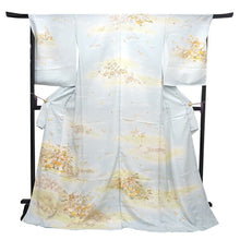 画像をギャラリービューアに読み込む, 訪問着 正絹 お仕立て付き クリーニング券 2点福袋 水色 グリーン 御所車 2024 新春福袋 未仕立て フルオーダー付き フォーマル 卒業式 入学式 結婚式 お茶会 パーティー 礼装