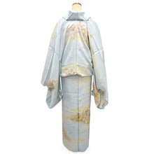 画像をギャラリービューアに読み込む, 訪問着 正絹 お仕立て付き クリーニング券 2点福袋 水色 グリーン 御所車 2024 新春福袋 未仕立て フルオーダー付き フォーマル 卒業式 入学式 結婚式 お茶会 パーティー 礼装