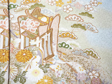 画像をギャラリービューアに読み込む, 訪問着 正絹 お仕立て付き クリーニング券 2点福袋 水色 グリーン 御所車 2024 新春福袋 未仕立て フルオーダー付き フォーマル 卒業式 入学式 結婚式 お茶会 パーティー 礼装