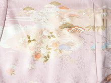 画像をギャラリービューアに読み込む, 訪問着 正絹 お仕立て付き クリーニング券 2点福袋 ピンク 四季の花 牡丹 菊2024 新春福袋 未仕立て フルオーダー付き フォーマル 卒業式 入学式 結婚式 お茶会 パーティー 礼装