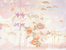 画像をギャラリービューアに読み込む, 訪問着 正絹 お仕立て付き クリーニング券 2点福袋 ピンク 四季の花 牡丹 菊2024 新春福袋 未仕立て フルオーダー付き フォーマル 卒業式 入学式 結婚式 お茶会 パーティー 礼装