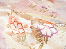 画像をギャラリービューアに読み込む, 訪問着 正絹 お仕立て付き クリーニング券 2点福袋 ピンク 四季の花 牡丹 菊2024 新春福袋 未仕立て フルオーダー付き フォーマル 卒業式 入学式 結婚式 お茶会 パーティー 礼装