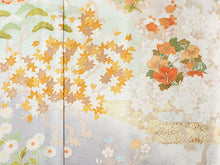 画像をギャラリービューアに読み込む, 訪問着 正絹 お仕立て付き クリーニング券 2点福袋 イエローベージュ 紅葉 牡丹2024 新春福袋 未仕立て フルオーダー付き フォーマル 卒業式 入学式 結婚式 お茶会 パーティー 礼装