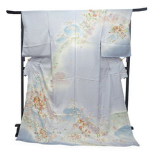 画像をギャラリービューアに読み込む, 訪問着 正絹 お仕立て付き クリーニング券 2点福袋 薄青紫 菊に文箱 2024 新春福袋 未仕立て フルオーダー付き フォーマル 卒業式 入学式 結婚式 お茶会 パーティー 礼装