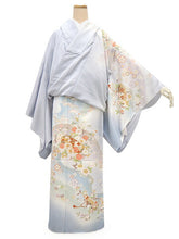 画像をギャラリービューアに読み込む, 訪問着 正絹 お仕立て付き クリーニング券 2点福袋 薄青紫 菊に文箱 2024 新春福袋 未仕立て フルオーダー付き フォーマル 卒業式 入学式 結婚式 お茶会 パーティー 礼装