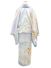 画像をギャラリービューアに読み込む, 訪問着 正絹 お仕立て付き クリーニング券 2点福袋 薄青紫 菊に文箱 2024 新春福袋 未仕立て フルオーダー付き フォーマル 卒業式 入学式 結婚式 お茶会 パーティー 礼装