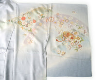 画像をギャラリービューアに読み込む, 訪問着 正絹 お仕立て付き クリーニング券 2点福袋 薄青紫 菊に文箱 2024 新春福袋 未仕立て フルオーダー付き フォーマル 卒業式 入学式 結婚式 お茶会 パーティー 礼装