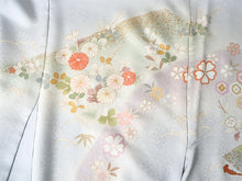 画像をギャラリービューアに読み込む, 訪問着 正絹 お仕立て付き クリーニング券 2点福袋 薄青紫 菊に文箱 2024 新春福袋 未仕立て フルオーダー付き フォーマル 卒業式 入学式 結婚式 お茶会 パーティー 礼装