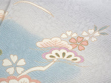 画像をギャラリービューアに読み込む, 訪問着 正絹 お仕立て付き クリーニング券 2点福袋 薄青紫 菊に文箱 2024 新春福袋 未仕立て フルオーダー付き フォーマル 卒業式 入学式 結婚式 お茶会 パーティー 礼装
