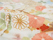 画像をギャラリービューアに読み込む, 訪問着 正絹 お仕立て付き クリーニング券 2点福袋 ライトグリーン 菊に文箱 2024 新春福袋 未仕立て フルオーダー付き フォーマル 卒業式 入学式 結婚式 お茶会 パーティー 礼装