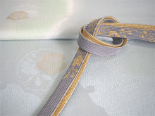 画像をギャラリービューアに読み込む, 帯揚げ 帯締め セット 正絹 薄グレー地 雪輪 桜 帯締 高麗 平打ち 訪問着 付け下げ 色無地 フォーマル お出かけ 和装小物 着付け小物 着物 和服 和装 レディース 女性