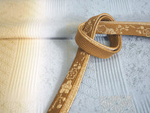 画像をギャラリービューアに読み込む, 帯揚げ 帯締め セット 正絹 薄ブルー×薄黄色 ライン 麻の葉柄 帯締 高麗 平打ち 訪問着 付け下げ 色無地 フォーマル お出かけ 和装小物 着付け小物 着物 和服 和装 レディース 女性