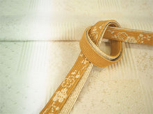 画像をギャラリービューアに読み込む, 帯揚げ 帯締め セット 正絹 薄黄色×薄黄緑 ライン 麻の葉柄 帯締 高麗 平打ち 訪問着 付け下げ 色無地 フォーマル お出かけ 和装小物 着付け小物 着物 和服 和装 レディース 女性