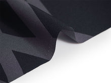 画像をギャラリービューアに読み込む, 洗える 着物 反物 単品 メンズ 黒地×グレー 直線柄 男性女性兼用柄 粋 レディース 女性 小紋 和装 和服 袷 単衣 きもの 羽織 コート