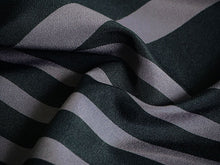 画像をギャラリービューアに読み込む, 洗える 着物 反物 単品 メンズ 黒地×グレー 直線柄 男性女性兼用柄 粋 レディース 女性 小紋 和装 和服 袷 単衣 きもの 羽織 コート