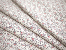 画像をギャラリービューアに読み込む, 洗える 着物 反物 単品 レディース グレージュ地 麻の葉柄 和つう 女性 小紋 和装 和服 袷 単衣 きもの 羽織 コート