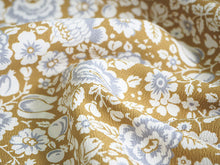 画像をギャラリービューアに読み込む, 洗える 着物 反物 単品 レディース 薄カーキグリーン地×グレー 花更紗 牡丹 和つう 女性 小紋 和装 和服 袷 単衣 きもの 羽織 コート